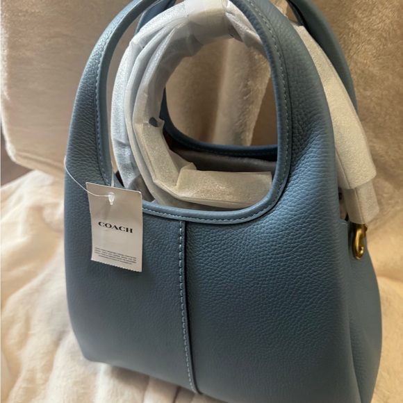 NWT Coach Lana Polished Pebble Leather Shoulder Bag 23 - Picture 3 of 4